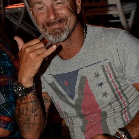 Semi-Exclusif - Vincent Lagaf' - People à la 3ème édition de la "Fight Night" à Saint-Tropez. Les plus grands noms de la Boxe Thaï et du Kick-Boxing mondiaux se sont affrontés sur le ring, au milieu de La Citadelle. Le 4 août 2015