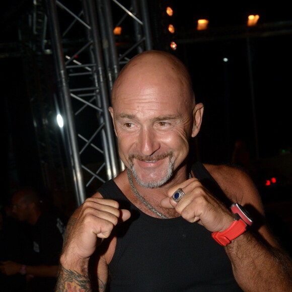 Vincent Lagaf' - Soiree "FIGHT NIGHT" a Saint-Tropez, le 4 aout 2013.