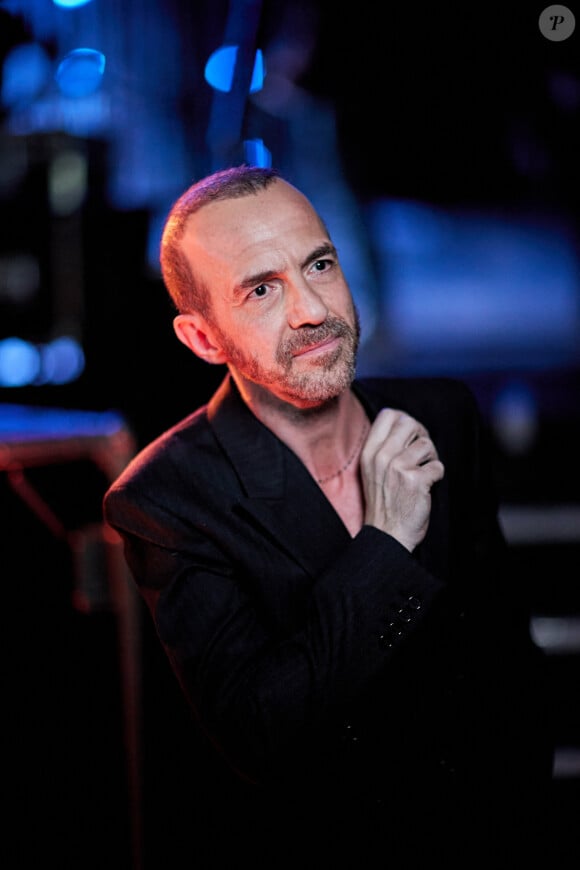 Exclusif - Calogero - Backstage - Enregistrement de l'émission "Avec Florent, tout le monde ELA" à La Seine Musicale à Paris, diffusée le 1er septembre à 21h10 sur TF1 © Cyril Moreau-Dominique Jacovides / Bestimage 