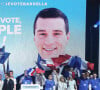 Un rendez-vous donc important pour Bardella avant le vote du 9 juin. Mais il y a un moment de cet événement qui est remonté aux oreilles 
Marine Le Pen et Jordan Bardella - Meeting du Rassemblement National pour les élections européennes à Paris. Le 2 juin 2024 © Jonathan Rebboah / Panoramic / Bestimage