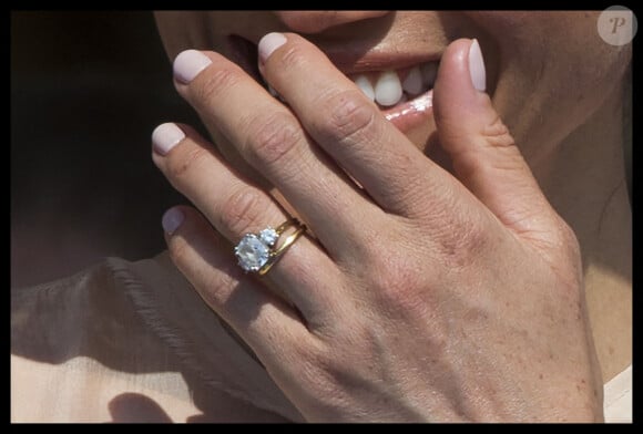 Un des bijoux de Meghan Markle
Photo by Stephen Lock/i-images/ABACAPRESS.COM