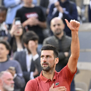 Tennis : Roland Garros 2024 - France - Novak Djokovic - Serbie - Internationaux de France de tennis de Roland Garros 2024 à Paris le 3 juin 2024.