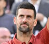 Coup dur pour le numéro 1 mondial de tennis !
Tennis : Roland Garros 2024 - France - Novak Djokovic - Serbie - Internationaux de France de tennis de Roland Garros 2024 à Paris.