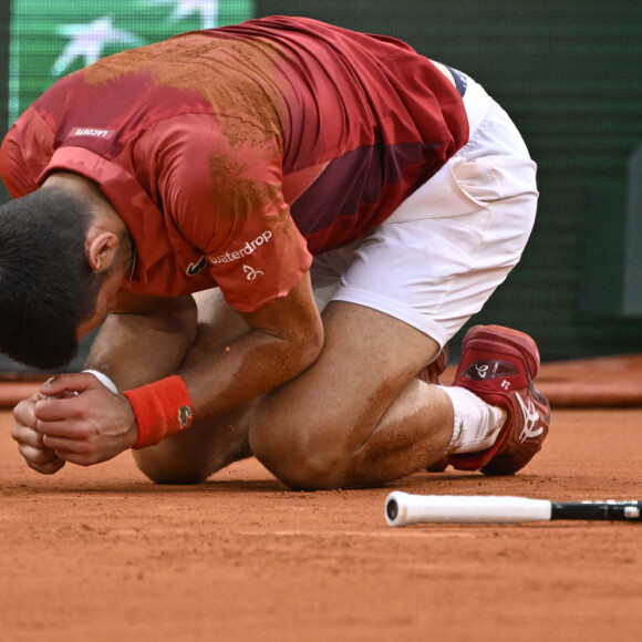 La compétition Roland-Garros s'arrête brusquement ce mardi 4 juin pour Novak Djokovic.
Tennis : Roland Garros 2024 - France - Novak Djokovic - Serbie - Internationaux de France de tennis de Roland Garros 2024 à Paris le 3 juin 2024.