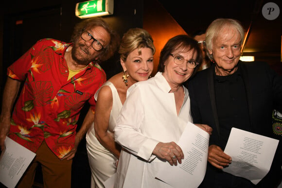 Exclusif - Antoine, Jeane Manson, Marie-Paule Belle et Dave - Soirée du 20ème anniversaire de la chaîne Mélody TV à l'Olympia de Paris le 8 juin 2022. © Coadic Guirec - Giancarlo Gorassini/Bestimage