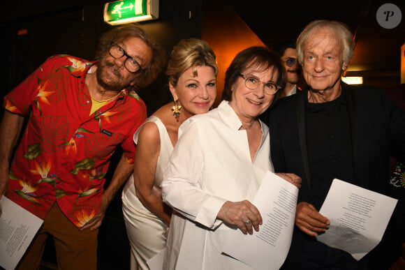 Exclusif - Antoine, Jeane Manson, Marie-Paule Belle et Dave - Soirée du 20ème anniversaire de la chaîne Mélody TV à l'Olympia de Paris le 8 juin 2022.© Coadic Guirec - Giancarlo Gorassini/Bestimage