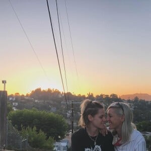 Kristen Stewart et sa fiancée l'actrice Dylan Meyer.© Instagram Dylan Meyer (@spillzdylz)