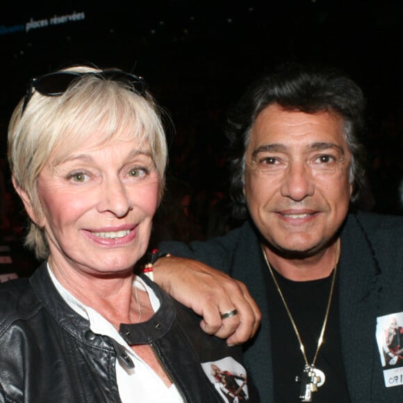 Frédéric François et sa femme Monique - People au concert de Michel Polnareff à l'AccorHotels Arena de Paris le 7 mai 2016.