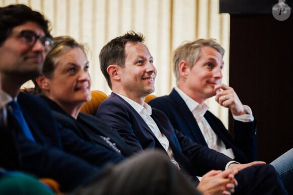 Le candidat tête de liste Les Républicains (LR) pour les élections européennes François-Xavier Bellamy lors d'une réunion publique pour la campagne des élections européennes à Saint-Malo. Yannick Billioux/ABACAPRESS.COM