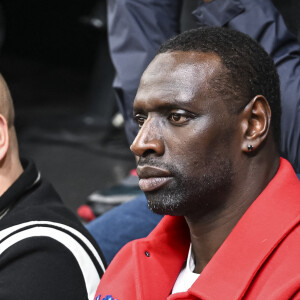 Omar Sy lors du match de basket du championnat de France, Betclic élite entre Paris et Metropolitans 92 (Mets ou Boulogne-Levallois) le 16 mai 2023 à Levallois. Victor Joly/ABACAPRESS.COM