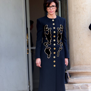 Rachida Dati - Dîner d'état en l'honneur du président des Etats-Unis et sa femme au palais de l'Elysée à Paris, à l'occasion de leur visite officielle en France. Le 8 juin 2024 © Jacovides-Moreau / Bestimage 