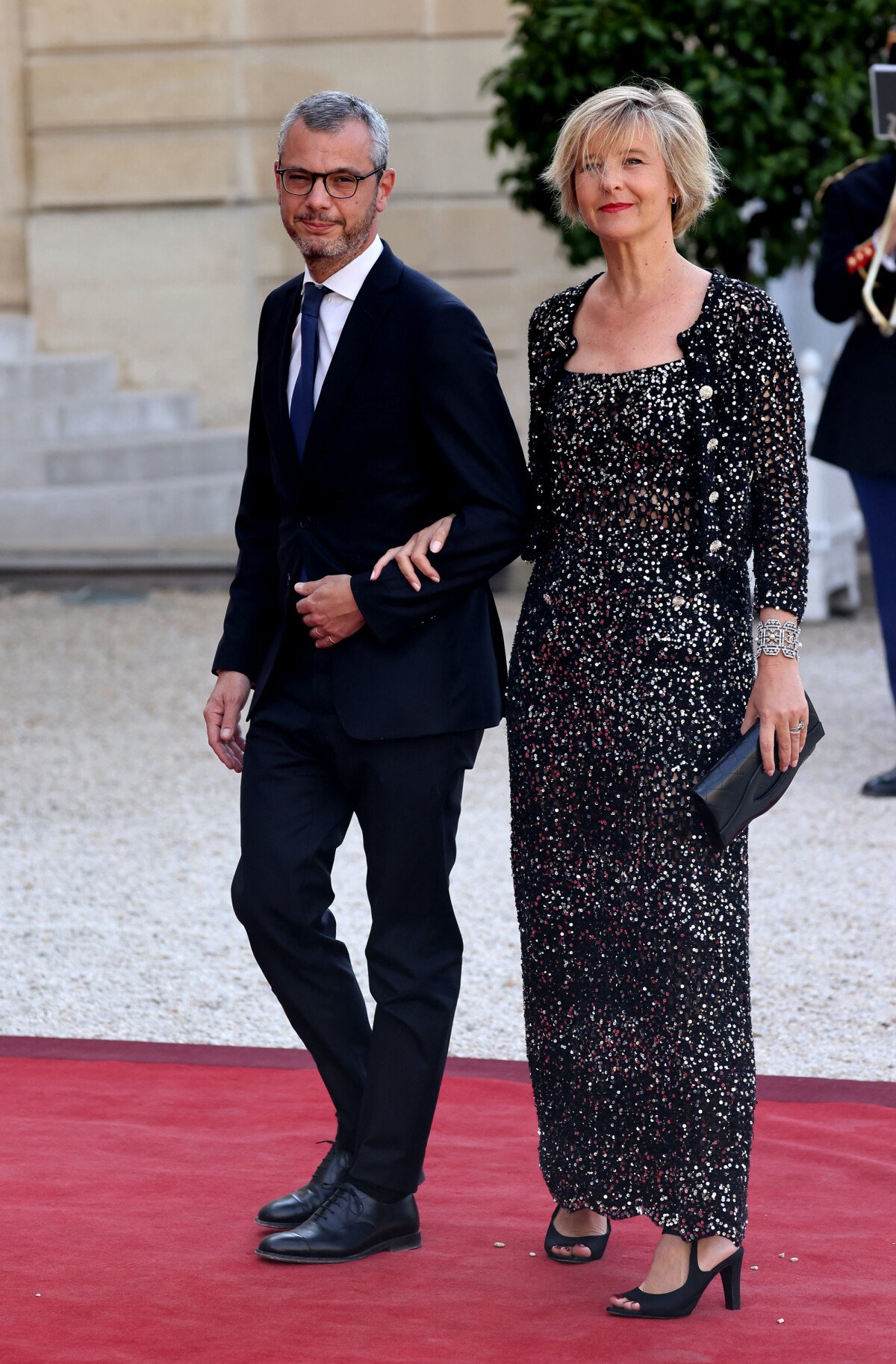 Photo Alexis Kohler et sa femme Sylvie Schirm Dîner d'état en l