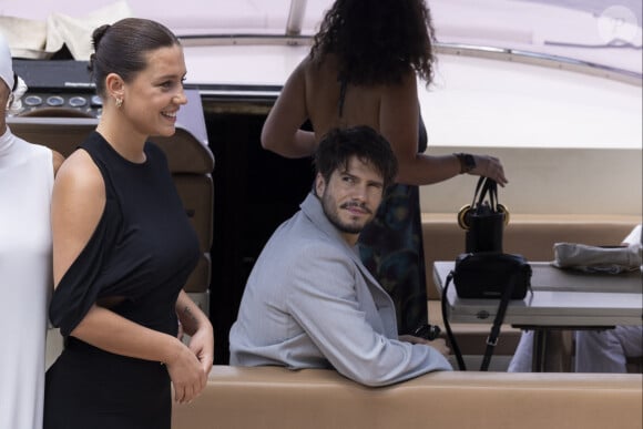 Adèle Exarchopoulos et François Civil - Arrivées au défilé de mode Jacquemus Cruise "La Casa" à la Casa Malaparte à Capri, Italie, le 10 juin 2024. © Borde-Da Silva/Bestimage 