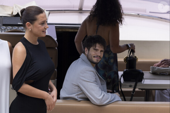 Adèle Exarchopoulos et François Civil - Arrivées au défilé de mode Jacquemus Cruise "La Casa" à la Casa Malaparte à Capri, Italie, le 10 juin 2024. © Borde-Da Silva/Bestimage 