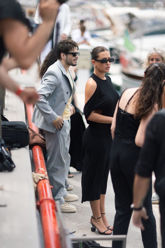 François Civil et Adèle Exarchopoulos - Arrivées au défilé de mode Jacquemus Cruise "La casa" à la Casa Malaparte à Capri. Le 10 juin 2024 © Tiziano Da Silva-Olivier Borde / Bestimage 