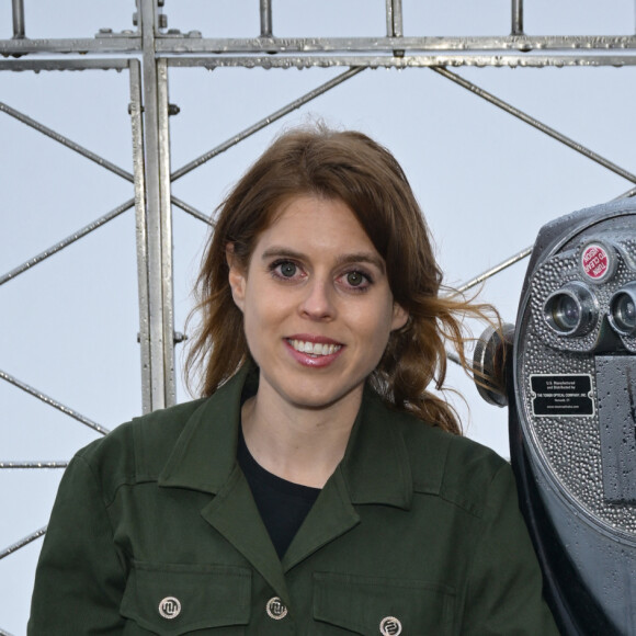 Princesse Beatrice d'York éclaire l'Empire State Building en partenariat avec Outward Bound pour lever des fonds pour l'éducation. @ Lev Radin/Pacific Press