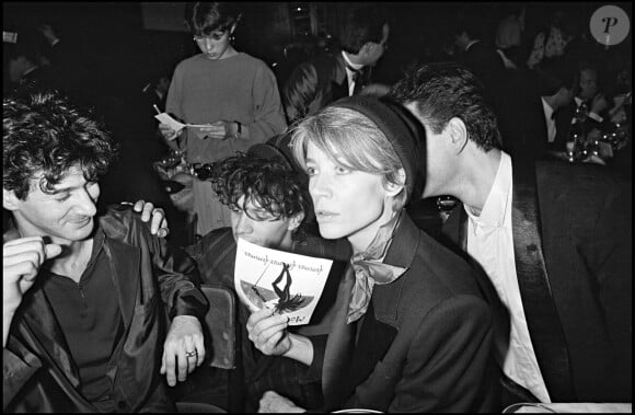 Etienne Daho et Nicola Sirkis avec Françoise Hardy aux Victoires de la musique (archives)