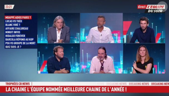 D'après les informations du "Parisien" parues ce mercredi 12 juin, cette figure de la chaîne L'Equipe a été violemment agressée dans le hall de son immeuble.
Olivier Menard, présentateur de "L'Equipe du soir" diffusée sur la chaîne L'Equipe.