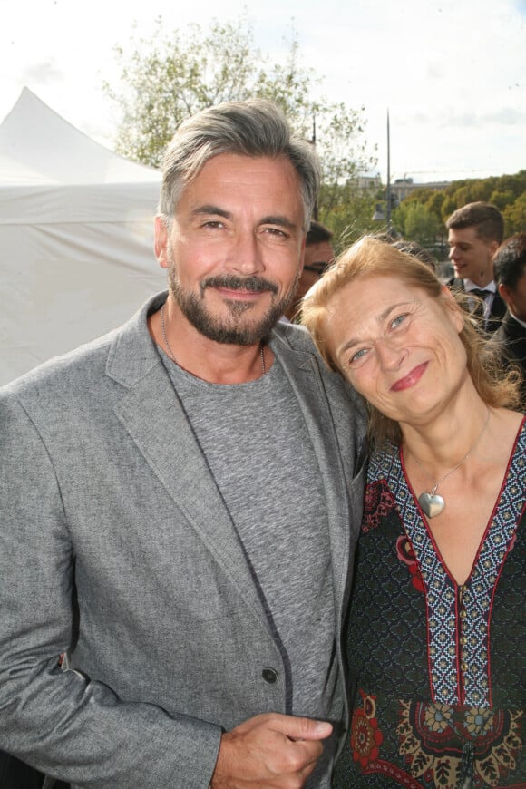 Exclusif - Olivier Minne et Sonia Dubois - Inauguration du Village de la Gastronomie à Paris le 21 septembre 2018 © JLPPA / Bestimage