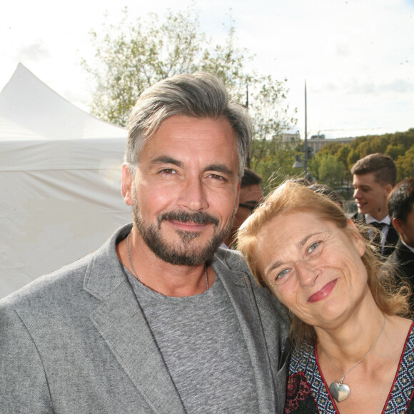 Exclusif - Olivier Minne et Sonia Dubois - Inauguration du Village de la Gastronomie à Paris le 21 septembre 2018 © JLPPA / Bestimage