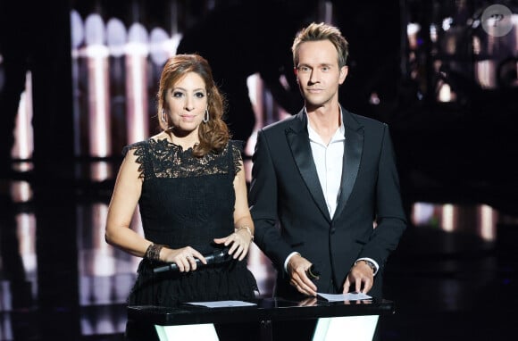 Léa Salamé et Cyril Féraud - 39ème cérémonie des Victoires de la musique à la Seine musicale de Boulogne-Billancourt, France, le 9 février 2024. © Coadic Guirec/Bestimage