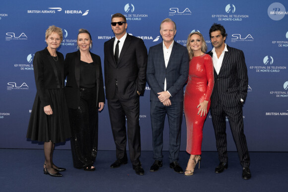 Les membres du jury Piv Bernth, Claire Mundell, David Boreanaz, Ulrich Thomsen, Teresa Fernández-Valdés et Noor Sadar assistent à la cérémonie d'ouverture du 63e Festival de télévision de Monte-Carlo le 14 juin 2024 à Monte-Carlo, Monaco. Photo par David NIVIERE/ABACAPRESS.COM