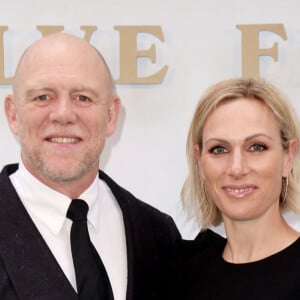 Mike et Zara Tindall - Projection du film Federer: Twelve Final Day, Londres, 13 juin 2024.