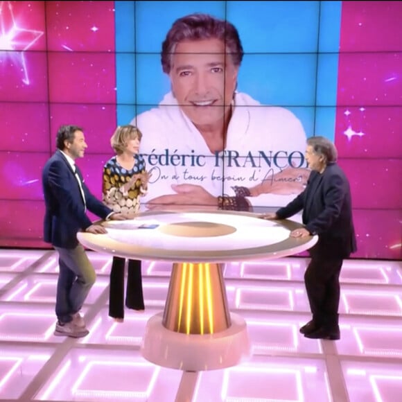 Exclusif - Captures d'écran - Frédéric François lors de l'enregistrement de l'émission "Les grands du rire", présentée par Bernard Montiel et Karen Cheryl, et diffusée le 22 juin sur C8