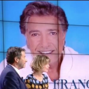 Exclusif - Captures d'écran - Frédéric François lors de l'enregistrement de l'émission "Les grands du rire", présentée par Bernard Montiel et Karen Cheryl, et diffusée le 22 juin sur C8