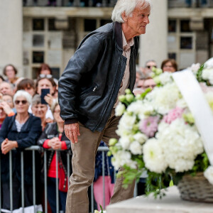 Dave - Arrivées aux obsèques de l'auteure-compositrice-interprète et actrice française Françoise Hardy au cimetière du Père-Lachaise à Paris, France, le 20 juin 2024. © Jacovides-Moreau/Bestimage 