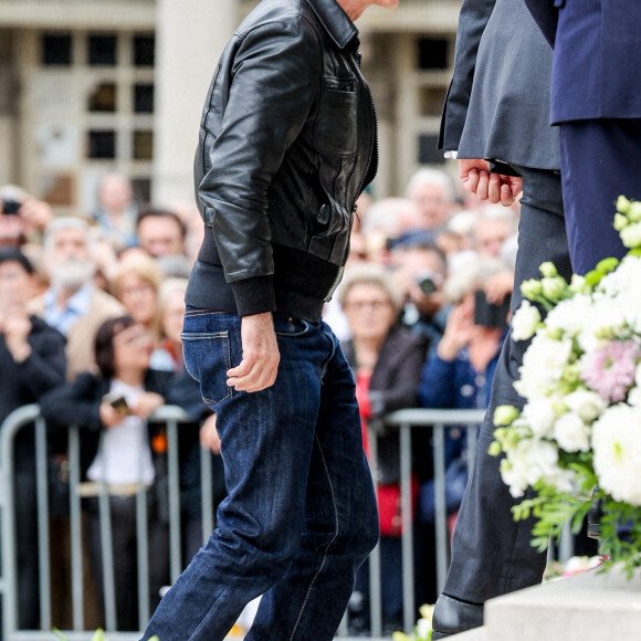 Etienne Daho - Arrivées aux obsèques de l'auteure-compositrice-interprète et actrice française Françoise Hardy au cimetière du Père-Lachaise à Paris, France, le 20 juin 2024. © Jacovides-Moreau/Bestimage 