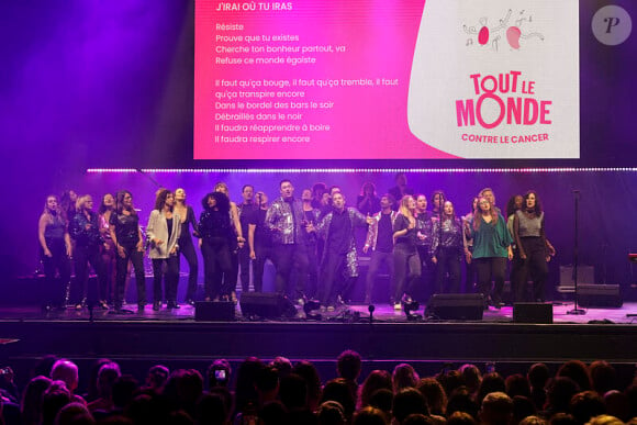 Les Talents Mediawan à la soirée de gala "Tous les talents chantent contre le cancer" pour l'association "Tout le monde contre le cancer" à l'Olympia, Paris, le 20 juin 2024