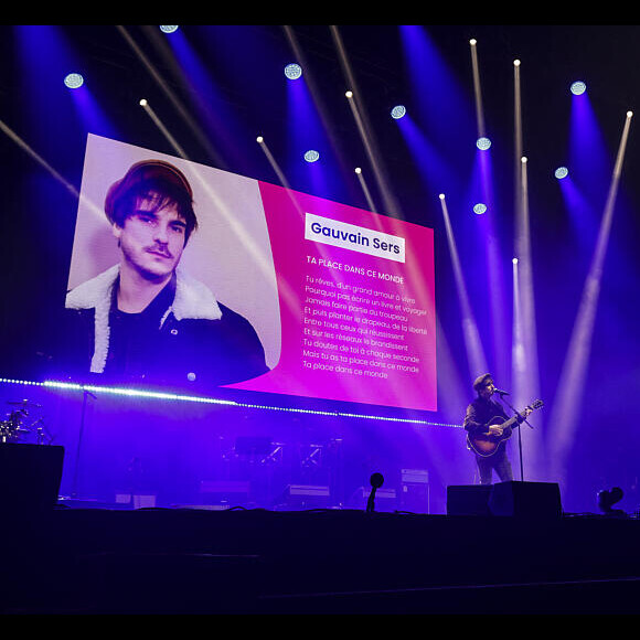 Gauvin Sers à la soirée de gala "Tous les talents chantent contre le cancer" pour l'association "Tout le monde contre le cancer" à l'Olympia, Paris, le 20 juin 2024