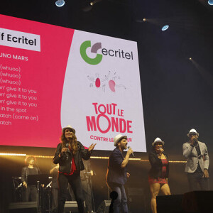 Lecollectif Ecriel à la soirée de gala "Tous les talents chantent contre le cancer" pour l'association "Tout le monde contre le cancer" à l'Olympia, Paris, le 20 juin 2024