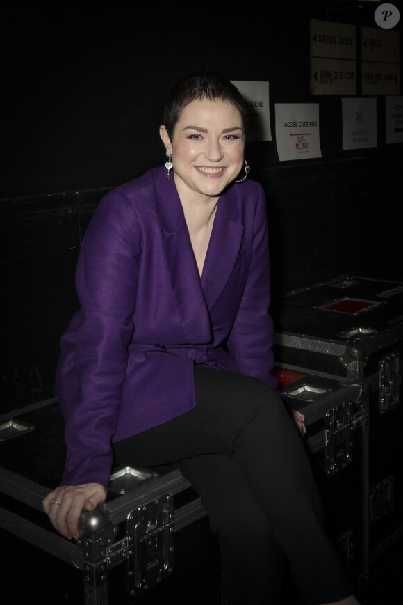 Exclusif - Emilie Dequenne - Studio - Soirée de gala "Tous les talents chantent contre le cancer" pour l'association "Tout le monde contre le cancer" à l'Olympia à Paris. Le 20 juin 2024 © Jack Tribeca / Bestimage  Exclusive - No Web No Blog pour Belgique et Suisse 