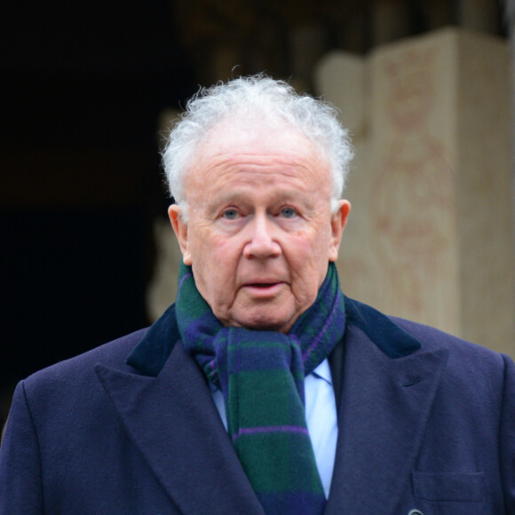 Philippe Bouvard, qui a rejoint la station RTL en 1965, battra deux records mondiaux.
Philippe Bouvard assiste à la cérémonie d'enterrement de Jacques Chancel à l'église Saint-Germain-des-Prés à Paris, le 6 janvier 2015. ABACAPRESS.COM