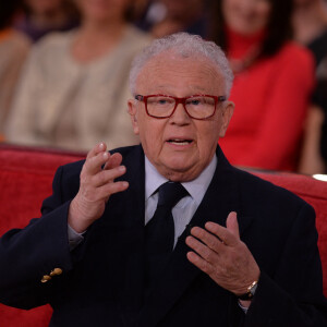 Philippe Bouvard at the taping of Vivement Dimanche in Paris, France, March 3, 2014. Photo by Max Colin/ABACAPRESS.COM 