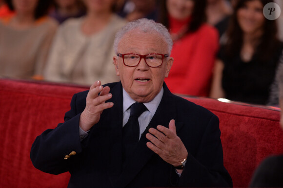 Philippe Bouvard at the taping of Vivement Dimanche in Paris, France, March 3, 2014. Photo by Max Colin/ABACAPRESS.COM 