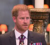 Et il a encouragé les jeunes orphelins à parler de leur mal-être. 
Le prince Harry, duc de Sussex lors de la célébration du 10ème anniversaire des Invictus Games, en la cathédrale Saint-Paul à Londres, Royaume Uni, le 8 mai 2024.