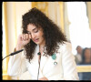 Par la suite, la jeune artiste en herbe s'était lancée dans une carrière de musicienne à succès, avant d'exploser en tant qu'actrice
Exclusif - Remise par la ministre de la Culture Rachida Dati des insignes de Chevalier des Arts et Lettres à l'autrice-compositrice-interprète française Camélia Jordana dans le Salon Jérôme et Salon des Maréchaux au ministère de la Culture, à Paris, France, le 1er juillet 2024. © Alain Guizard/Bestimage