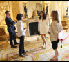 Lundi 1er juillet 2024, Camélia Jordana a reçu une décoration hautement symbolique
Exclusif - Remise par la ministre de la Culture Rachida Dati des insignes de Chevalier des Arts et Lettres à l'autrice-compositrice-interprète française Camélia Jordana dans le Salon Jérôme et Salon des Maréchaux au ministère de la Culture, à Paris, France, le 1er juillet 2024. © Alain Guizard/Bestimage