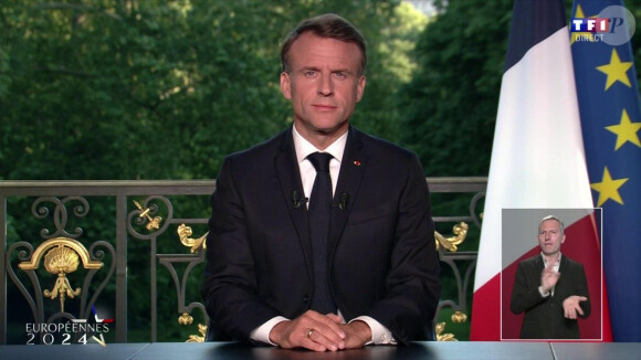 Après les résultats des élections européennes, Emmanuel Macron a décidé de dissoudre l'Assemblée nationale
Allocution télévisée d'Emmanuel Macron