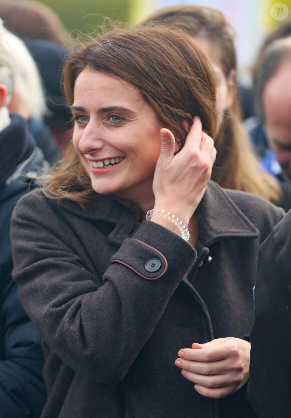 Marine Tondelier, secrétaire des écologistes - Marche pour la République et contre l'antisémitisme à Paris le 12 novembre 2023. © Jonathan Rebboah / Panoramic / Bestimage