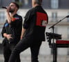 Le chanteur Nino Vella, membre du groupe Rouquine, est décédé le lundi 1er juillet 2024. 
Rouquine en concert lors du festival Fnac Live sur le parvis de l'Hôtel de Ville de Paris. Le 29 juin 2022 © Jérémy Melloul / Bestimage