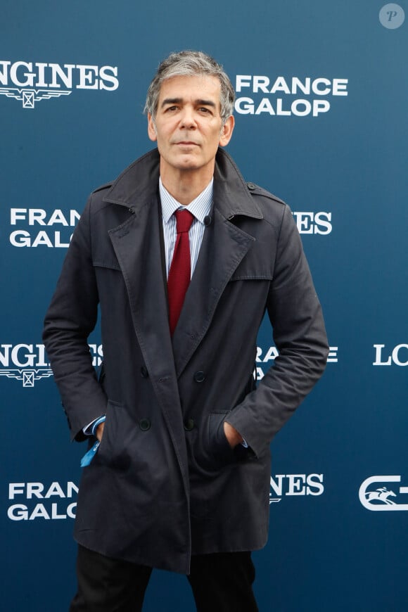 Xavier de Moulins - People au prix de Diane à l'hippodrome de Chantilly, France, le 16 juin 2024. © Christophe Clovis / Bestimage