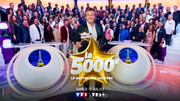 Ce samedi 13 juillet, il lancera le concours ''Le maître des maîtres'' sur TF1 à l'occasion de la 5000e du jeu.