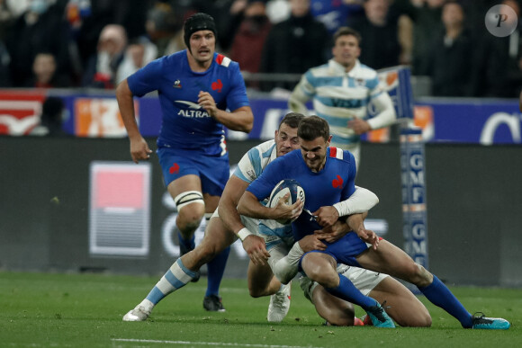 Melvyn Jaminet (France) - Tournée d'Automne : La France s'impose 29 à 20 face à l'Argentine au Stade de France le 6 novembre 2021 Aurélien Morissard / Panoramic / Bestimage