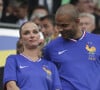 Tony Parker et Agathe Teyssier supporters des Bleus
 
Tony Parker et sa compagne Agathe Teyssier - Célébrités dans les tribunes de la demi-finale de l'Euro entre l'Espagne et la France à Munich en Allemagne.