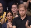 "Il ne les voit jamais, parce qu'ils ne veulent pas lui rendre visite aux États-Unis. Ils trouvent Meghan difficile" révèle un expert
Le prince Harry, duc de Sussex et Meghan Markle, duchesse de Sussex aux Invictus Games 2023 à Dusseldorf le 15 septembre 2023. 