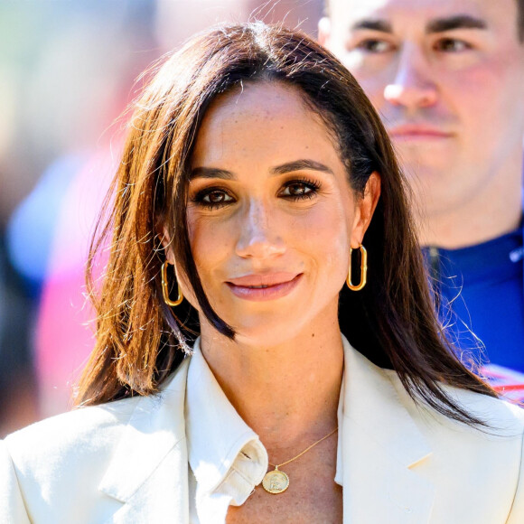 Le prince Harry, duc de Sussex et Meghan Markle, duchesse de Sussex, aux Invictus Games 2023 (Day 5) à Dusseldorf, le 15 septembre 2023. 